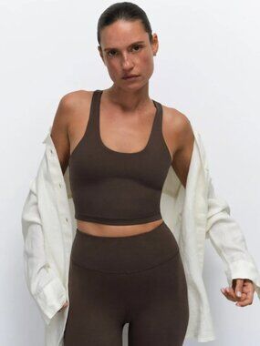 Mate the Label Organic Stretch Racer Tank Size Small